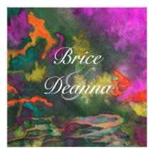 Pink Fusion 2 Wedding Invitation
