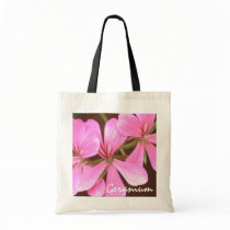 Pink Geranium Budget Bag