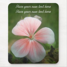 Pink Geranium  mousepad