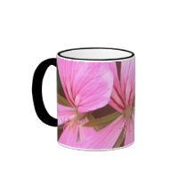 Pink Geranium Mug