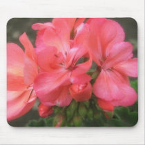 Pink Geraniums 2 Mouse Pads