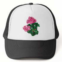 Pink Geraniums with Buds