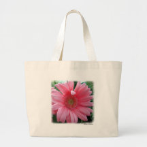 Pink Gerber Daisy Tote Bag