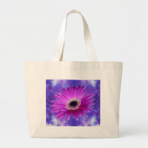 Pink Gerber Daisy Tote Bags