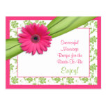 Pink Gerber Recipe Card for a Successful Marriage Postcards
