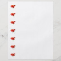 Pink Gerbera Daisy Side View Flyer Design