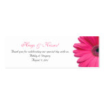 Pink Gerbera Daisy Special Occasion Favour Tags