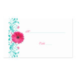 Pink Gerbera Daisy Special Occasion Place Card Business Card Template
