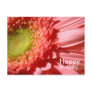 Pink Gerbera - Happy Birthday Postcard