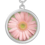 Pink Gerbera Necklace