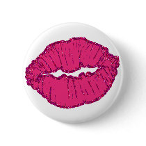 pink giltter lips