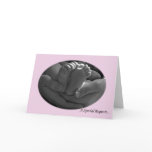 Pink Girl Godmother Request Card