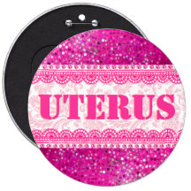 Pink Glitter & Lace GOP Uterus Obsession