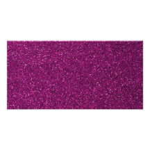 Pink Glitter Photo Card