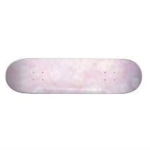 Pink glitter / sparkles (matt) skate board deck