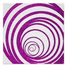 Pink Glitter Swirly Photo