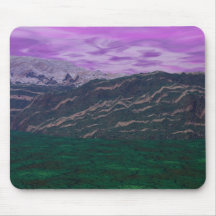 Pink Glory Mountains mousepad