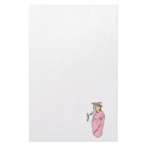 Pink Graduation Stationery Paper