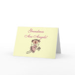 Pink Grandmas Are Angels Tshirts and Gifts Cards
