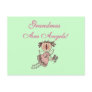 Pink Grandmas Are Angels Tshirts and Gifts Postcard