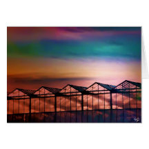 Pink Greenhouses Card