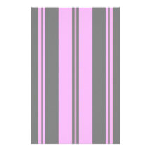 Pink & Grey Scrapbook Paper Custom Stationery