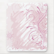 pink grunge winter mouse mat