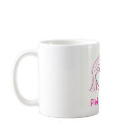 Pink hair chick mug