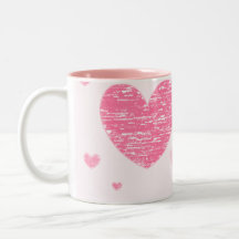 Pink Harts Mug