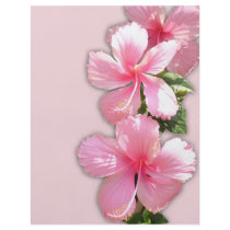 Pink Hawaiian Hibiscus Flowers