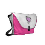 Pink Heart Commuter Bags