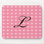 Pink Heart Mousepad