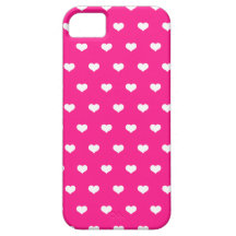 Pink Heart Pattern iPhone Case iPhone 5 Covers