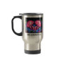 PINK HEART SKULLS COFFEE MUGS