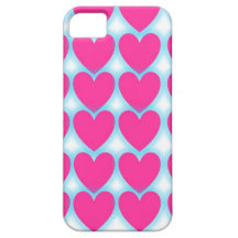 Pink Hearts iPhone 5 Cases