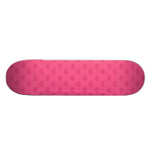 Pink hearts pattern skateboard decks