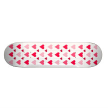 Pink Hearts Skateboard