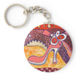 Pink Heel Key Chains