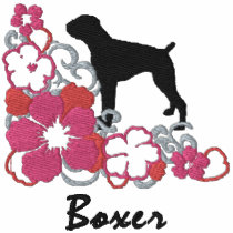 Pink Hibiscus Boxer