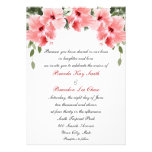 Pink Hibiscus Wedding Invitations