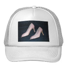 Pink High Heel Pumps/shoes Hats