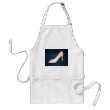 Pink High Heel Shoes Apron