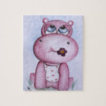 Pink Hippo Puzzle