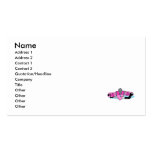 Pink Hockey Goalie Business Card Template