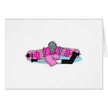 Pink Hockey Goalie Cards