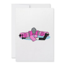 Pink Hockey Goalie