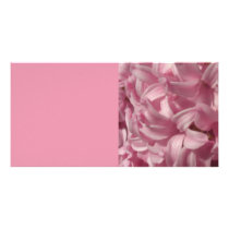 Pink Hyacinths Photo Card
