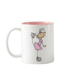 Pink Ice Skating Girl Mug