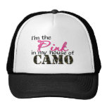 Pink In My House Of Camo Trucker Hat