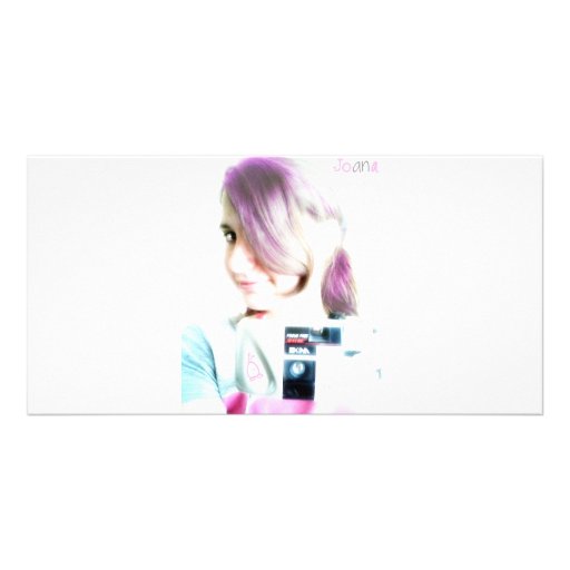 Pink is always good photo card template